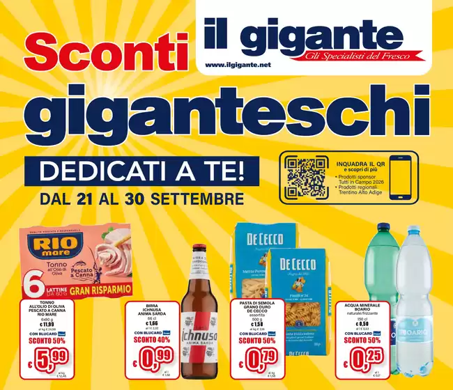 Volantino Il Gigante a Abbiategrasso | Sconti giganteschi | 2026-09-21T00:00:00.000Z - 2026-09-30T00:00:00.000Z