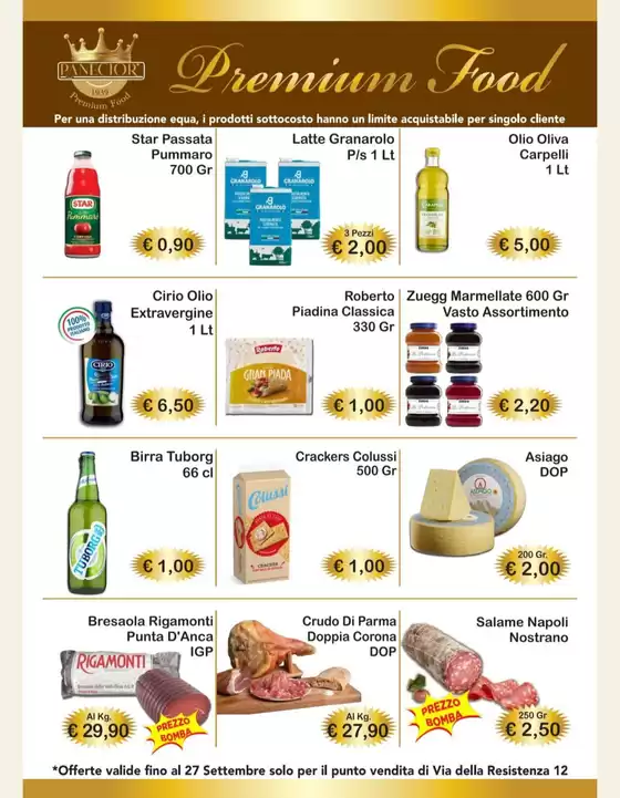 Volantino Malinconico Maxi Alimentari | Premium food | 2026-09-15T00:00:00.000Z - 2026-09-27T00:00:00.000Z