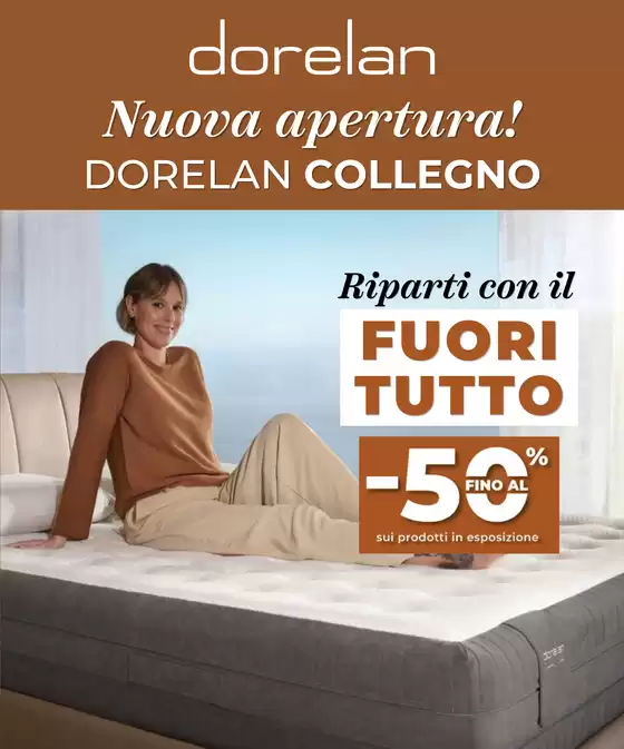 Volantino Dorelan a Tavernanova | Nuova Apertura Collegno | 2026-09-19T00:00:00.000Z - 2026-10-18T00:00:00.000Z