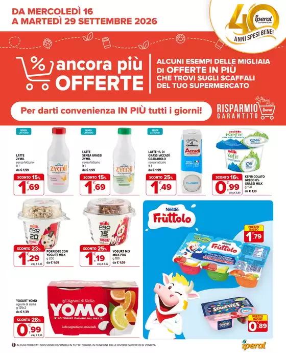 Volantino Iperal | Ancora più offerte | 2026-09-16T00:00:00.000Z - 2026-09-29T00:00:00.000Z