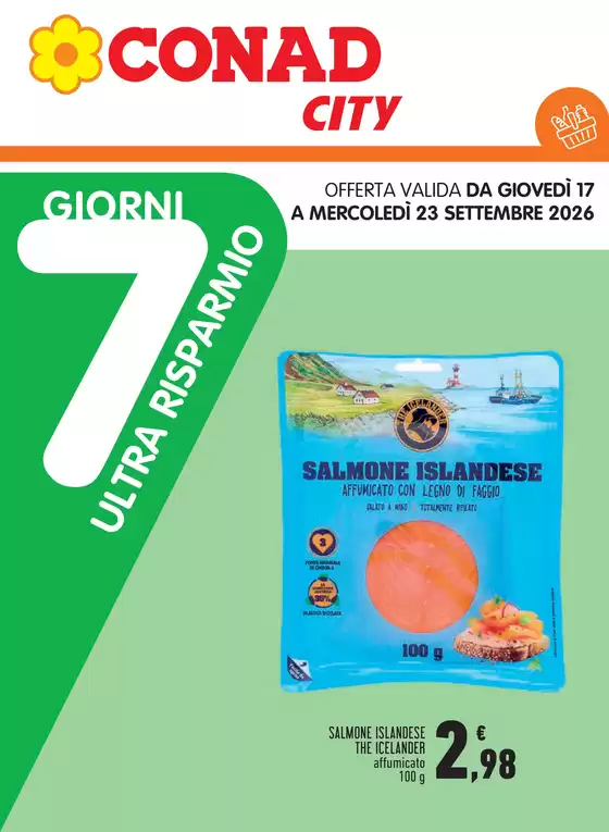 Volantino Conad City a Cassolnovo | 7 giorni di ultra risparmio | 2026-04-17T00:00:00.000Z - 2026-09-23T00:00:00.000Z