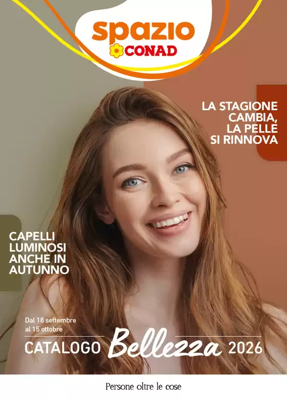 Volantino Spazio Conad a Capua | Catalogo Bellezza | 2026-09-18T00:00:00.000Z - 2026-10-15T00:00:00.000Z