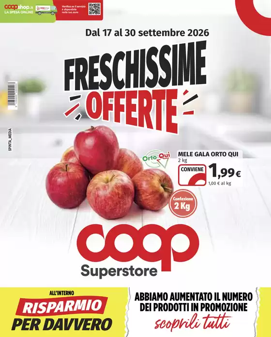 Volantino Coop a Casciago | Freschissime offerte | 2026-09-17T00:00:00.000Z - 2026-09-30T00:00:00.000Z