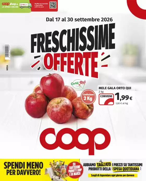 Volantino Coop a Malgesso | Freschissime offerte | 2026-09-17T00:00:00.000Z - 2026-09-30T00:00:00.000Z
