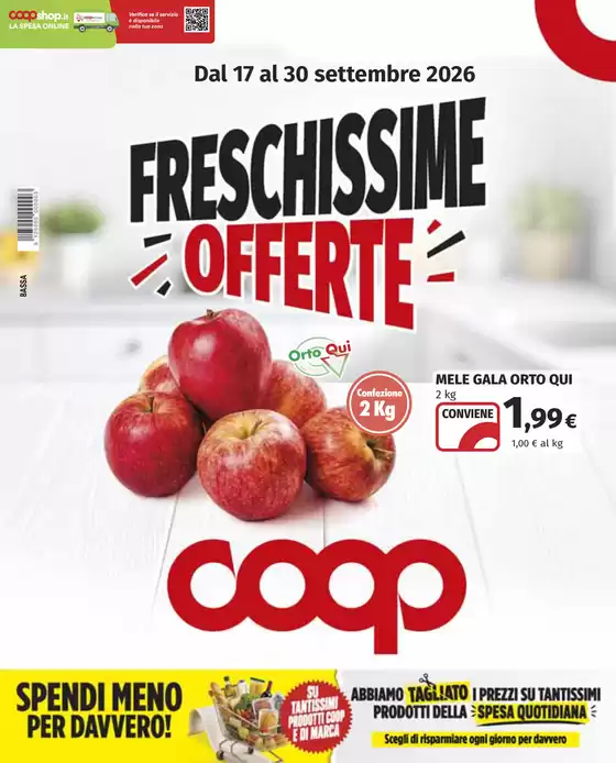 Volantino Coop a Dresano | Freschissime offerte | 2026-09-17T00:00:00.000Z - 2026-09-30T00:00:00.000Z