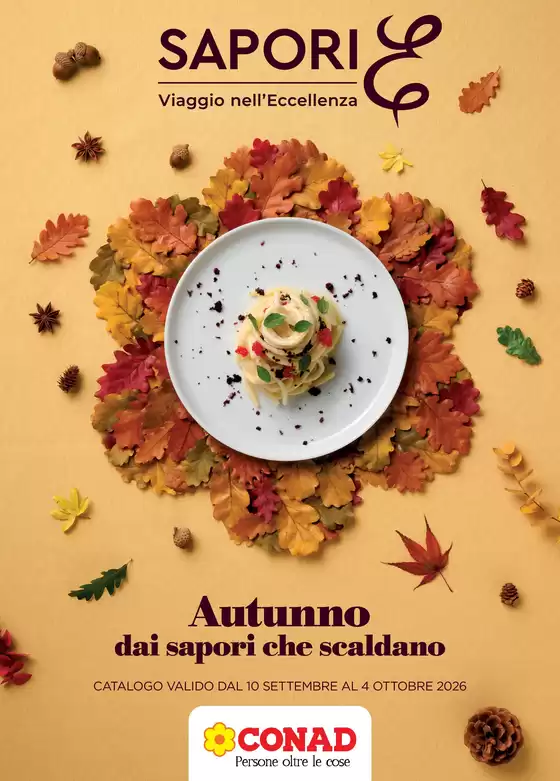Volantino Conad Superstore a Pesaro | Autunno dai sapori che scaldano | 2026-09-10T00:00:00.000Z - 2026-10-04T00:00:00.000Z