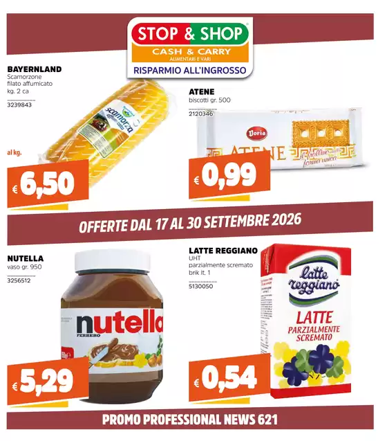 Volantino Stop e Shop | OFFERTE DAL 17 AL 30 SETTEMBRE 2026 | 2026-09-17T00:00:00.000Z - 2026-09-30T00:00:00.000Z