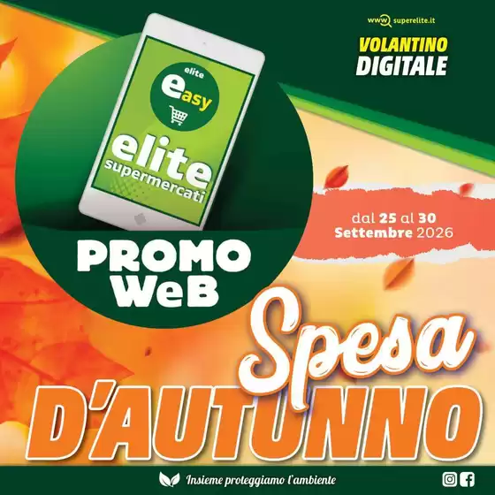 Volantino Elite | Spesa d'autunno | 2026-09-25T00:00:00.000Z - 2026-09-30T00:00:00.000Z