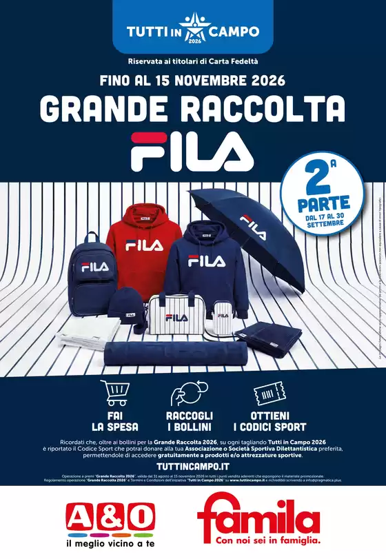 Volantino Famila a Frascati | PRODOTTI SPONSOR - 2 Parte | 2026-09-18T00:00:00.000Z - 2026-09-30T00:00:00.000Z