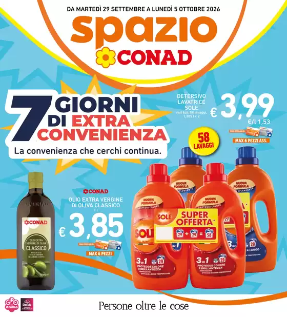 Volantino Spazio Conad | 7 giorni di extra convenienza | 2026-09-29T00:00:00.000Z - 2026-10-05T00:00:00.000Z