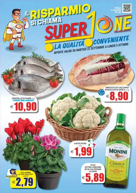Volantino SuperOne | Il risparmio si chiama SuperOne | 2026-09-22T00:00:00.000Z - 2026-10-05T00:00:00.000Z