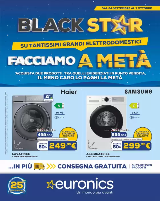 Volantino Euronics a Firenze | Black Star | 2026-09-24T00:00:00.000Z - 2026-10-07T00:00:00.000Z