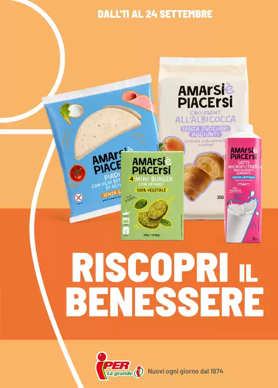 Volantino Iper La grande i | Riscopri il benessere | 2026-09-11T00:00:00.000Z - 2026-09-24T00:00:00.000Z