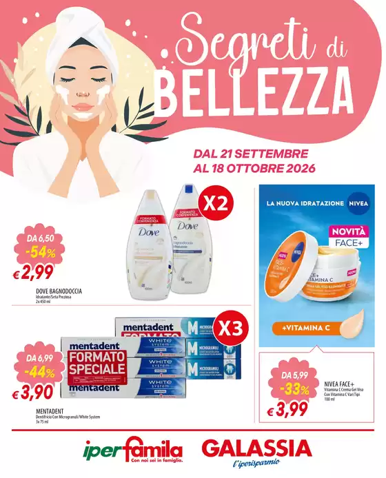 Volantino Galassia a Casaleone | Segreti di bellezza | 2026-09-21T00:00:00.000Z - 2026-10-18T00:00:00.000Z