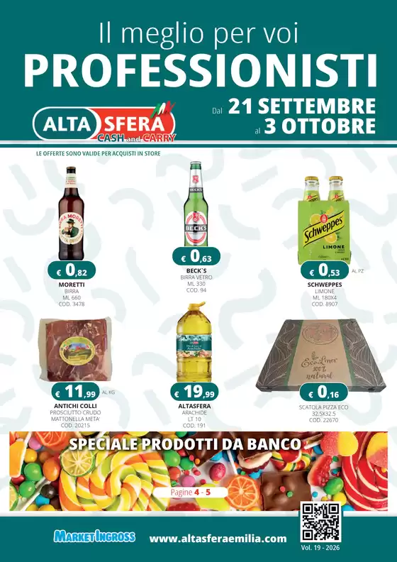 Volantino Altasfera | Il meglio per voi professionisti | 2026-09-21T00:00:00.000Z - 2026-10-03T00:00:00.000Z