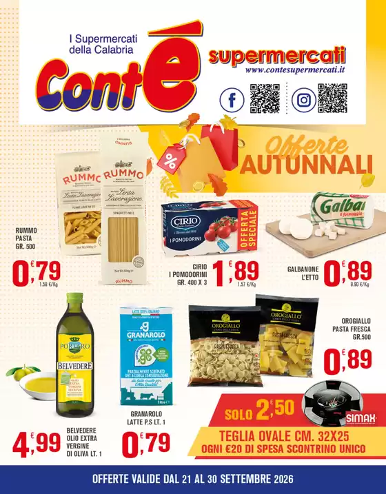 Volantino Contè | Offerte autunnali | 2026-09-21T00:00:00.000Z - 2026-09-30T00:00:00.000Z