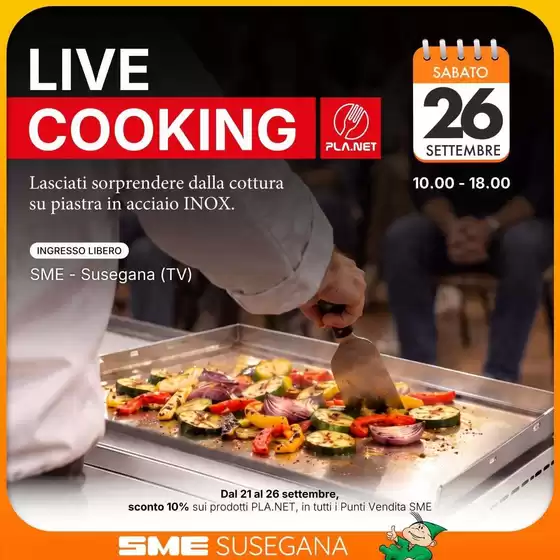 Volantino Sme a Borgoratto Alessandrino | LIVE COOKING | 2026-09-21T00:00:00.000Z - 2026-09-26T00:00:00.000Z