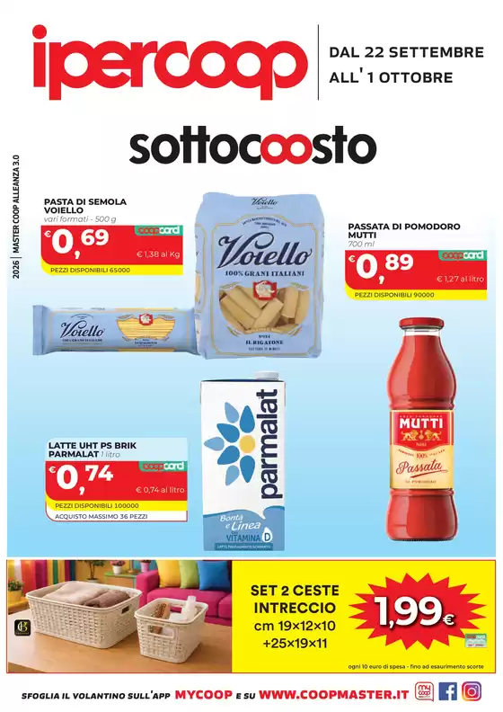 Volantino Ipercoop | dal 22 settembre all' 1 ottobre | 2026-09-22T00:00:00.000Z - 2026-10-01T00:00:00.000Z