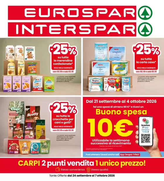 Volantino Eurospar a Nola | Sottocosto | 2026-09-21T00:00:00.000Z - 2026-10-07T00:00:00.000Z