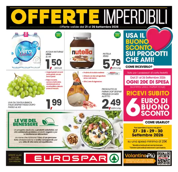 Volantino Eurospar a Trinitapoli | Offerte imperdibili | 2026-09-21T00:00:00.000Z - 2026-09-30T00:00:00.000Z