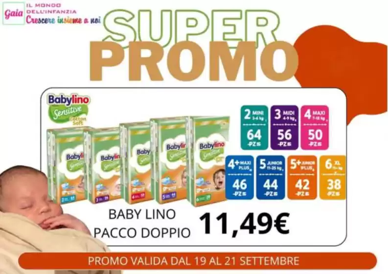Volantino Sanitaria Gaia | Super promo | 2026-09-19T00:00:00.000Z - 2026-09-21T00:00:00.000Z