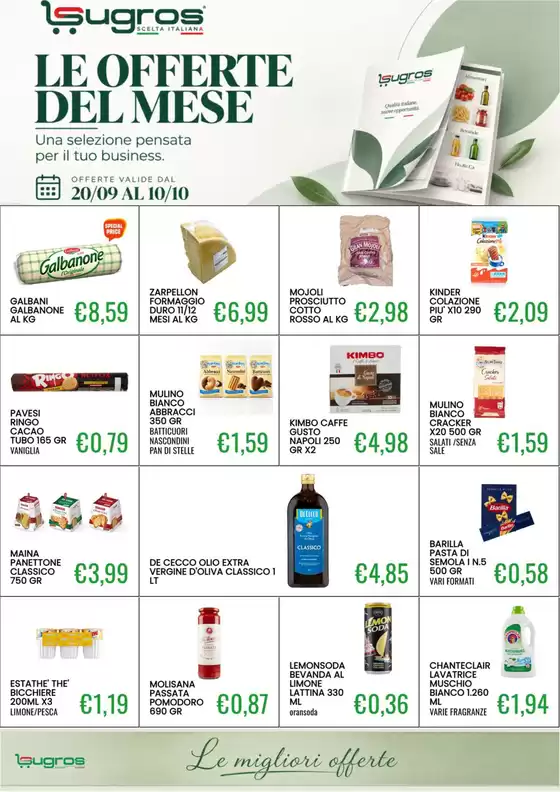 Volantino SuGros | Le offerte del mese | 2026-09-20T00:00:00.000Z - 2026-10-10T00:00:00.000Z
