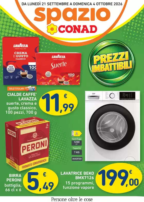 Volantino Spazio Conad | PREZZI IMBATTIBILI | 2026-09-21T00:00:00.000Z - 2026-10-04T00:00:00.000Z