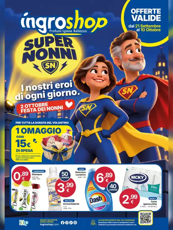 Volantino Ingroshop a Boretto | I nostri eroi di ogni giorno | 2026-09-21T00:00:00.000Z - 2026-10-10T00:00:00.000Z