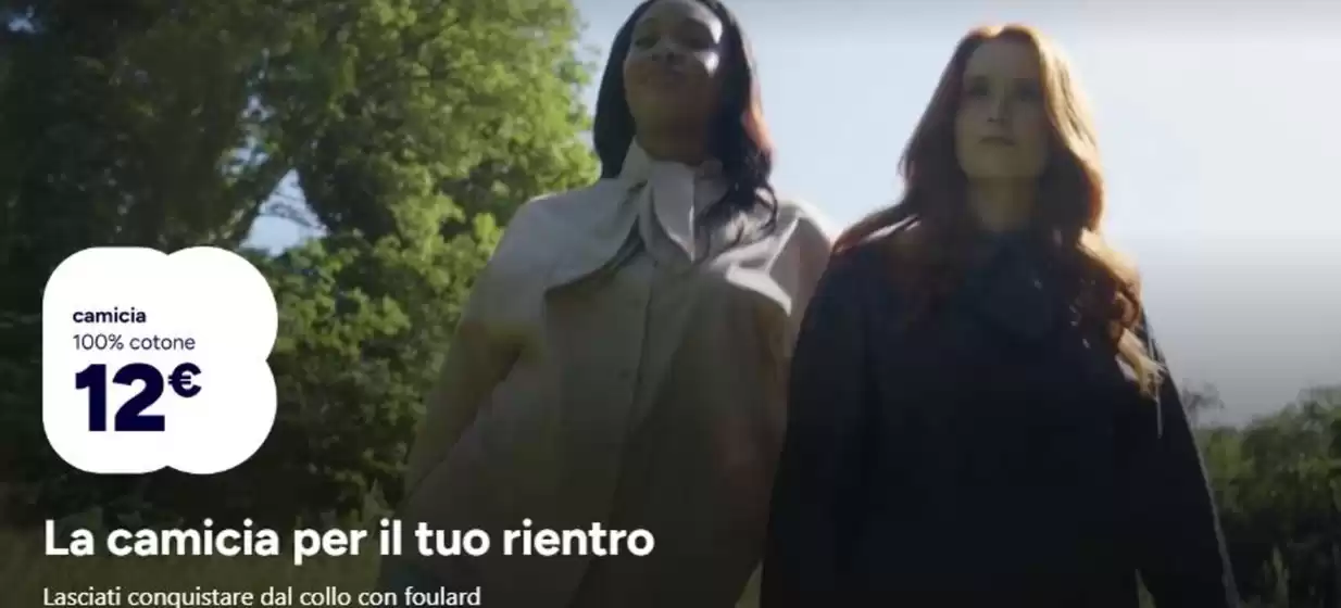 Volantino Kiabi a Chambave | La camicia per il tuo rientro | 2026-09-21T00:00:00.000Z - 2026-09-30T00:00:00.000Z