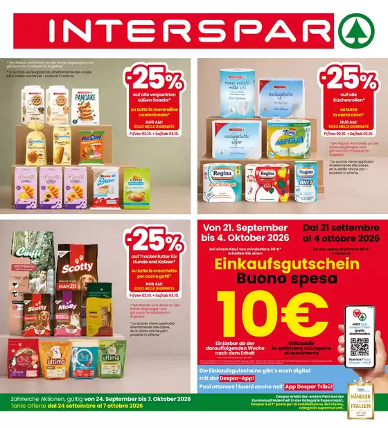Volantino Interspar | Grandi offerte | 2026-09-24T00:00:00.000Z - 2026-10-07T00:00:00.000Z