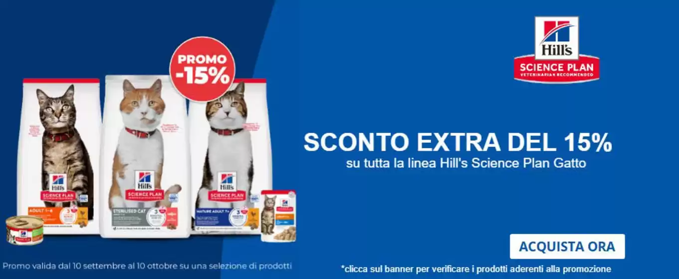 Volantino L'Ora degli Animali a Varallo | Sconto extra del 15% | 2026-09-21T00:00:00.000Z - 2026-10-10T00:00:00.000Z