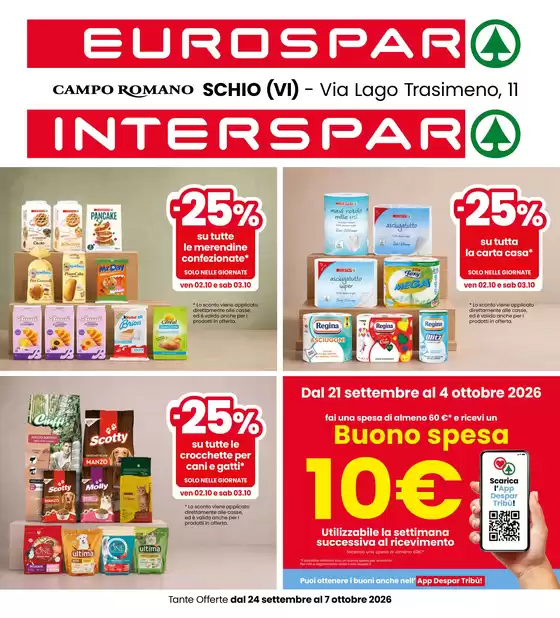 Volantino Interspar a Scalea | Grandi offerte | 2026-09-24T00:00:00.000Z - 2026-10-07T00:00:00.000Z