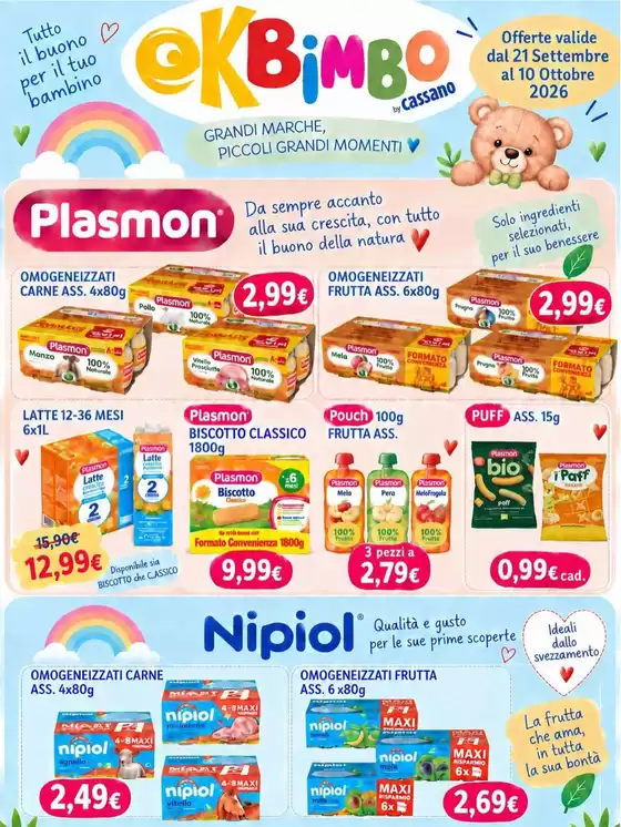 Volantino Ok Bimbo a Bultei | Grande offerta per cacciatori di affari | 2026-09-21T00:00:00.000Z - 2026-10-10T00:00:00.000Z