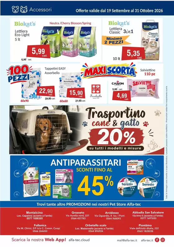 Volantino Alfa Tec | Offerte per cacciatori di affari | 2026-09-19T00:00:00.000Z - 2026-10-31T00:00:00.000Z