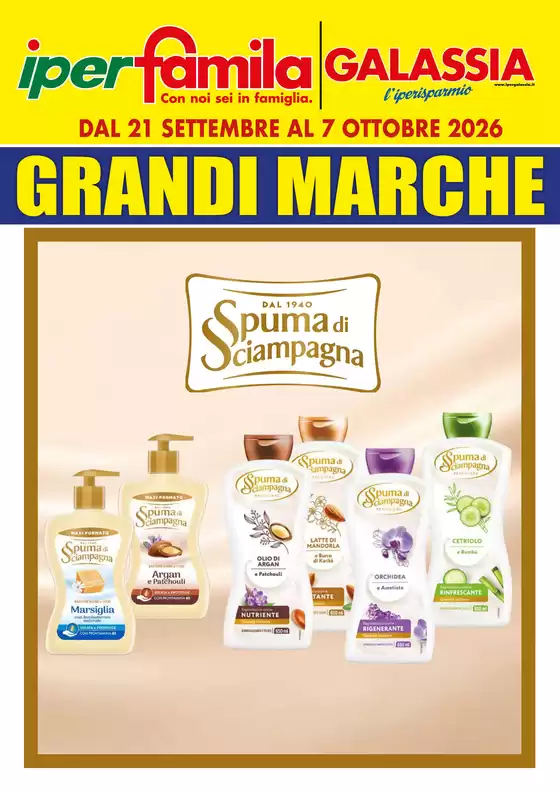 Volantino Galassia | Grandi marche | 2026-09-22T00:00:00.000Z - 2026-10-07T00:00:00.000Z