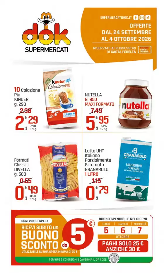 Volantino Dok | Offerte | 2026-09-24T00:00:00.000Z - 2026-10-04T00:00:00.000Z