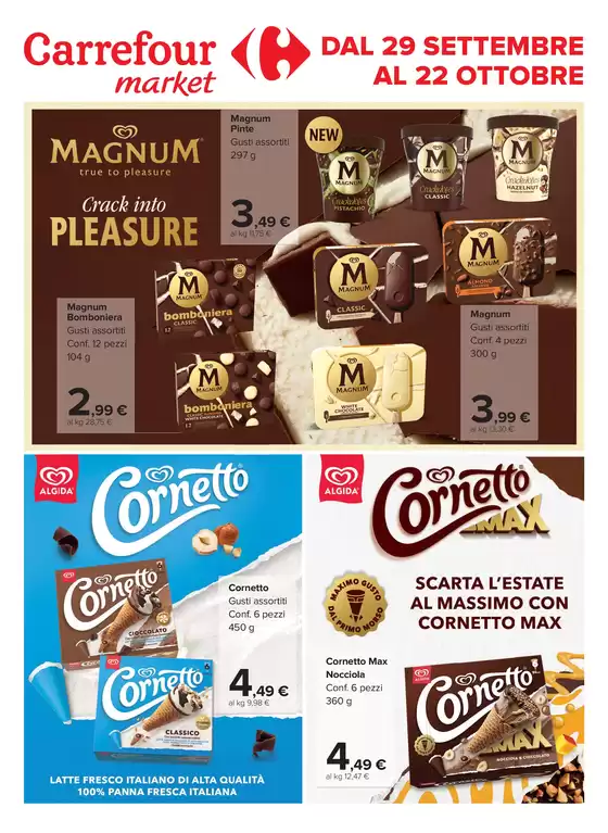 Volantino Carrefour Market | Speciale Unilever | 2026-09-29T00:00:00.000Z - 2026-10-22T00:00:00.000Z
