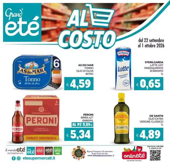 Volantino Etè | Dal 22 settembre 1 al ottobre | 2026-09-22T00:00:00.000Z - 2026-10-01T00:00:00.000Z