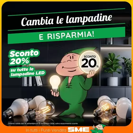 Volantino Sme a Ponsacco | Sconto 20% | 2026-09-14T00:00:00.000Z - 2026-11-16T00:00:00.000Z
