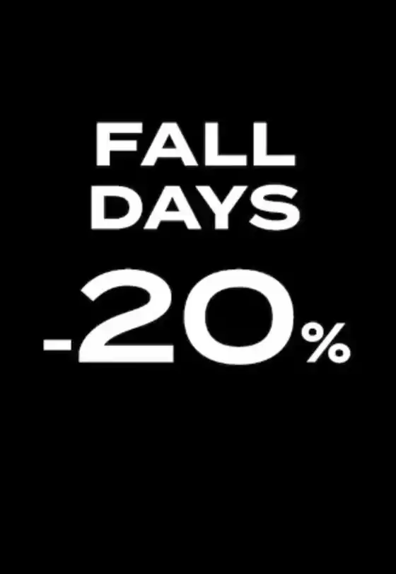 Volantino La Rinascente | Fall days -20% | 2026-09-22T00:00:00.000Z - 2026-09-27T00:00:00.000Z