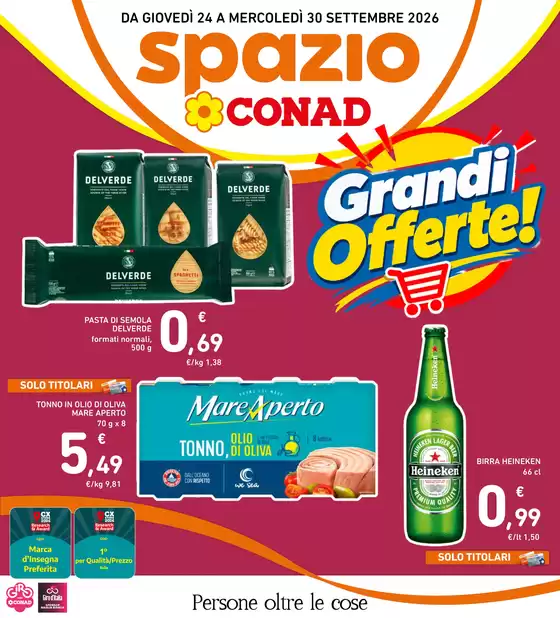 Volantino Spazio Conad | GRANDI OFFERTE | 2026-09-24T00:00:00.000Z - 2026-09-30T00:00:00.000Z