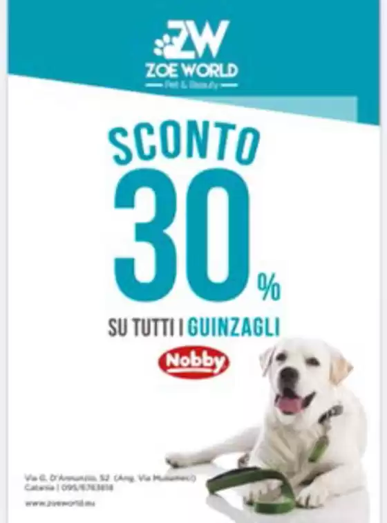 Volantino Zoe World a Civitavecchia | Sconto 30% | 2026-09-22T00:00:00.000Z - 2026-09-30T00:00:00.000Z