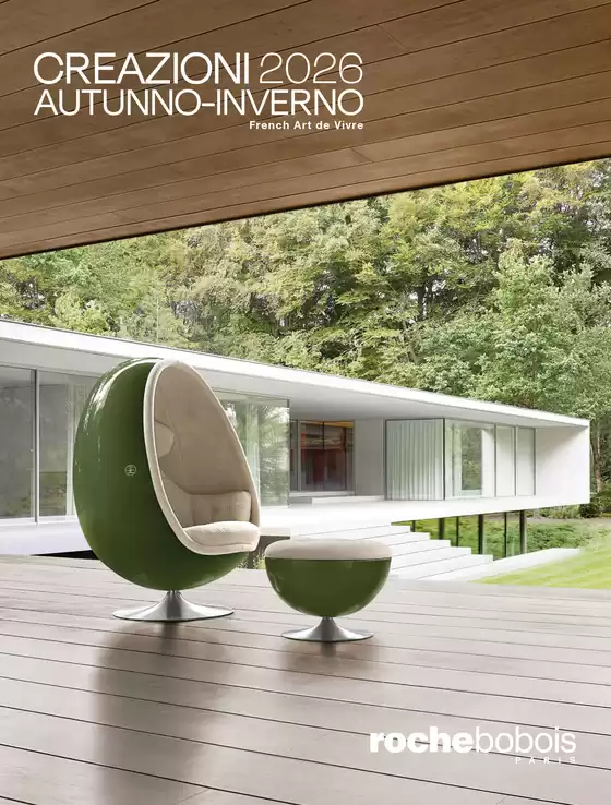 Volantino Roche Bobois a Serrenti | CREAZIONI AUTUNNO-INVERNO 2026 | 2026-09-01T00:00:00.000Z - 2027-02-28T00:00:00.000Z