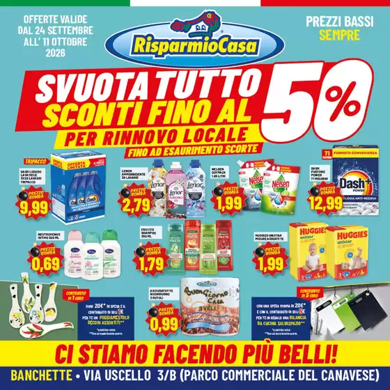Volantino Risparmio Casa | Sconti Fino Al 50% | 2026-09-24T00:00:00.000Z - 2026-10-11T00:00:00.000Z