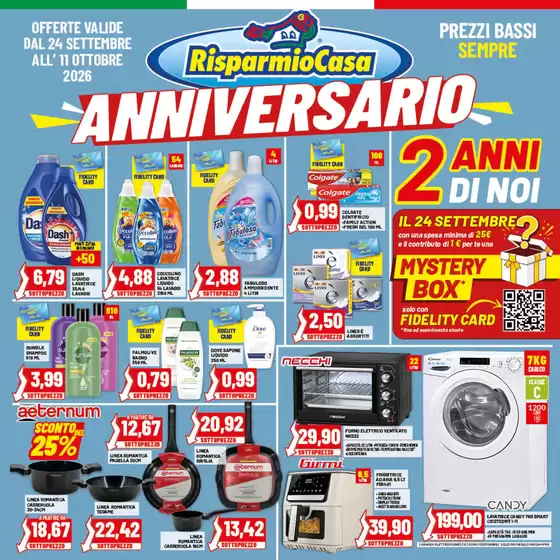 Volantino Risparmio Casa a Varedo | ANNIVERSARIO | 2026-09-24T00:00:00.000Z - 2026-10-11T00:00:00.000Z