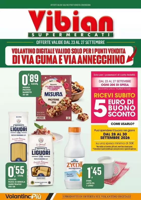Volantino Vibian | Offerte valide dal 23 al 27 settembre | 2026-09-23T00:00:00.000Z - 2026-09-30T00:00:00.000Z