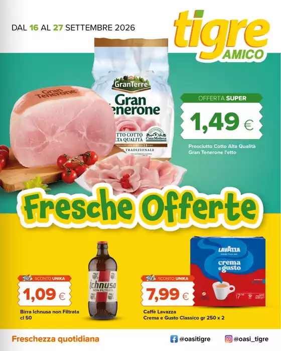 Volantino Tigre Amico a Marcon | Fresche offerte | 2026-09-23T00:00:00.000Z - 2026-09-27T00:00:00.000Z