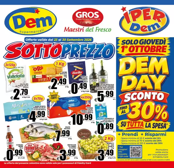 Volantino Dem a Messina | Sottoprezzo | 2026-09-23T00:00:00.000Z - 2026-10-01T00:00:00.000Z