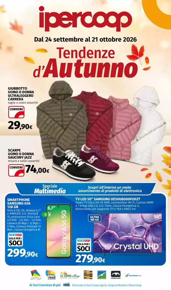 Volantino Ipercoop | Tendenze d'Autunno | 2026-09-24T00:00:00.000Z - 2026-10-21T00:00:00.000Z
