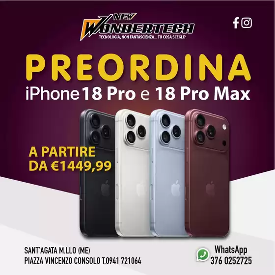 Volantino New Wondertech a San Donato Milanese | Scopri offerte attraenti | 2026-09-23T00:00:00.000Z - 2026-09-27T00:00:00.000Z